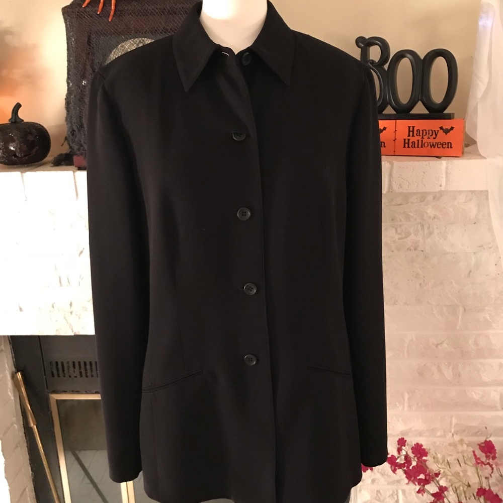 Black Ann Taylor Loft Blazer/Jacket Size 10